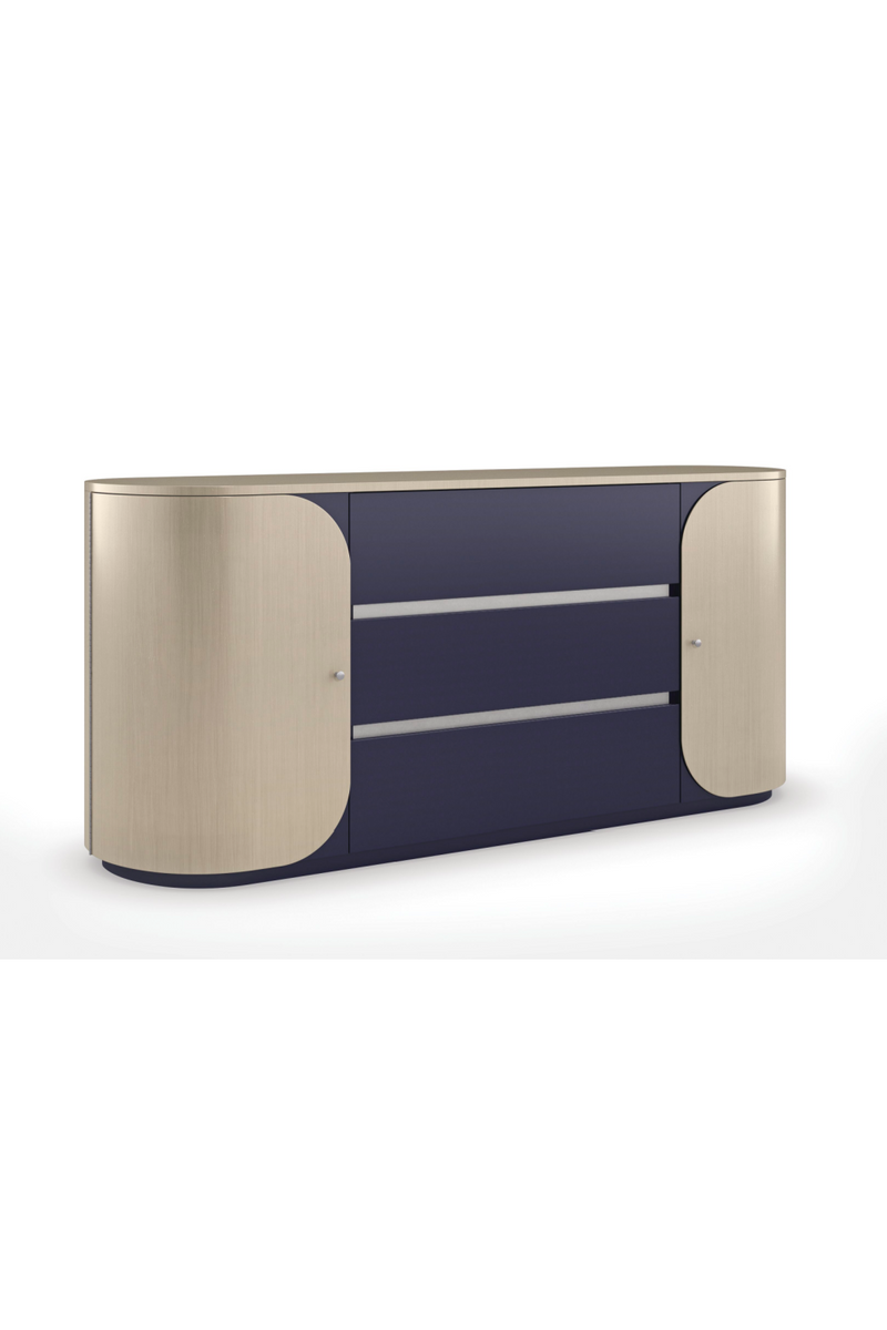 Oval Modern Dresser | Caracole Da Vita | Woodfurniture.com
