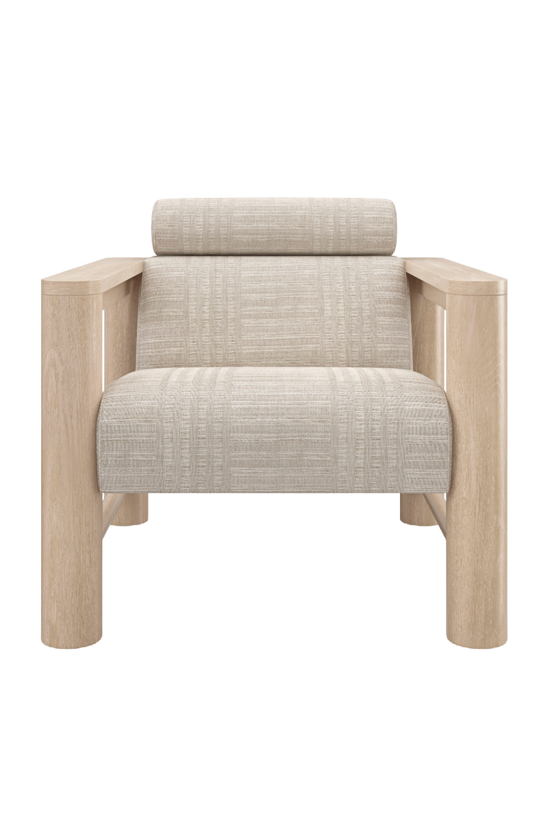 Oak Framed Lounge Chair | Caracole Unity | Woodfurniture.com