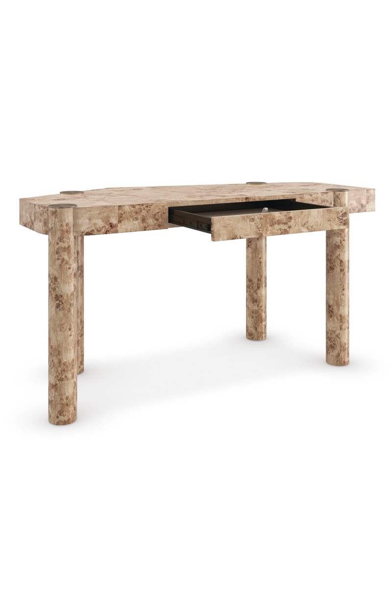 Trapezoidal Wooden Modern Desk | Caracole Rhythm | Woodfurniture.com