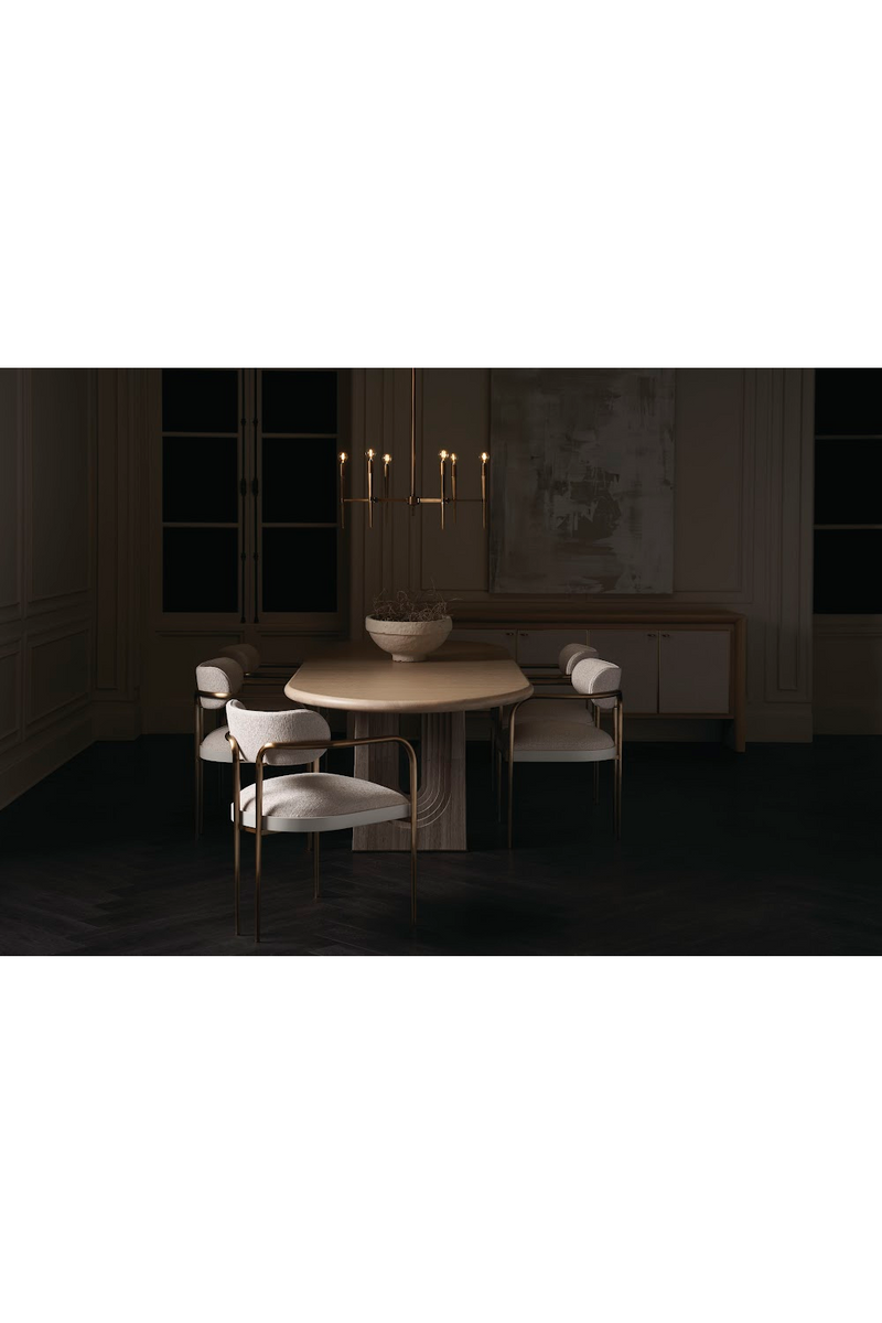 Oval Oak Dining Table | Caracole Emphasis | Woodfurniture.com