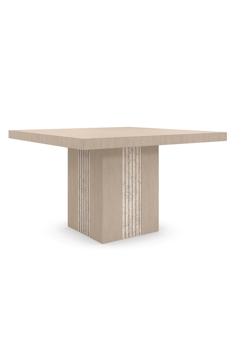 Oak Extendable Modern Dining Table | Caracole Unity | Woodfurniture.com
