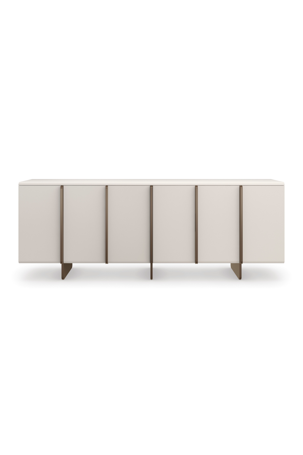 White Modern Credenza | Caracole Emphasis | Woodfurniture.com 