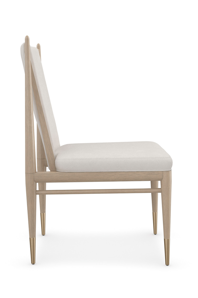Bouclé Ivory Dining Chair | Caracole Unity | Woodfurniture.com