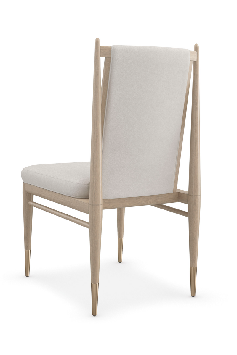 Bouclé Ivory Dining Chair | Caracole Unity | Woodfurniture.com