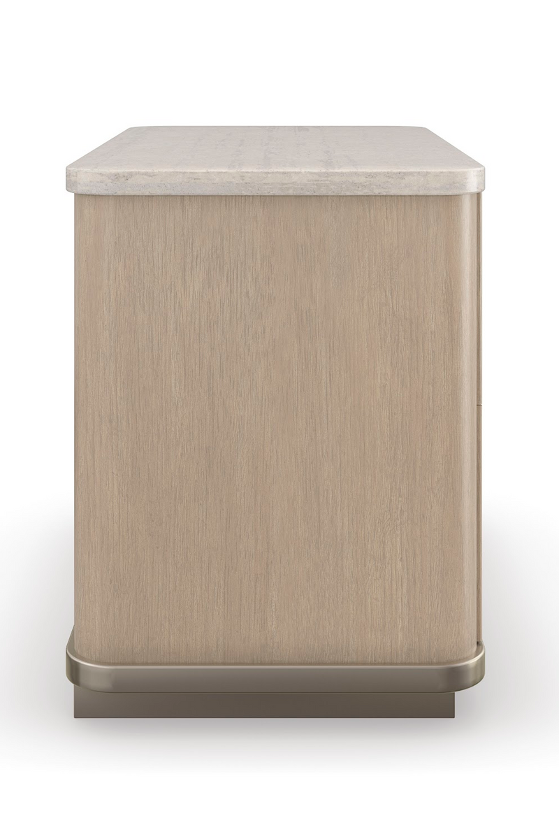 Oak Modern Nightstand | Caracole Rhythm | Woodfurniture.com