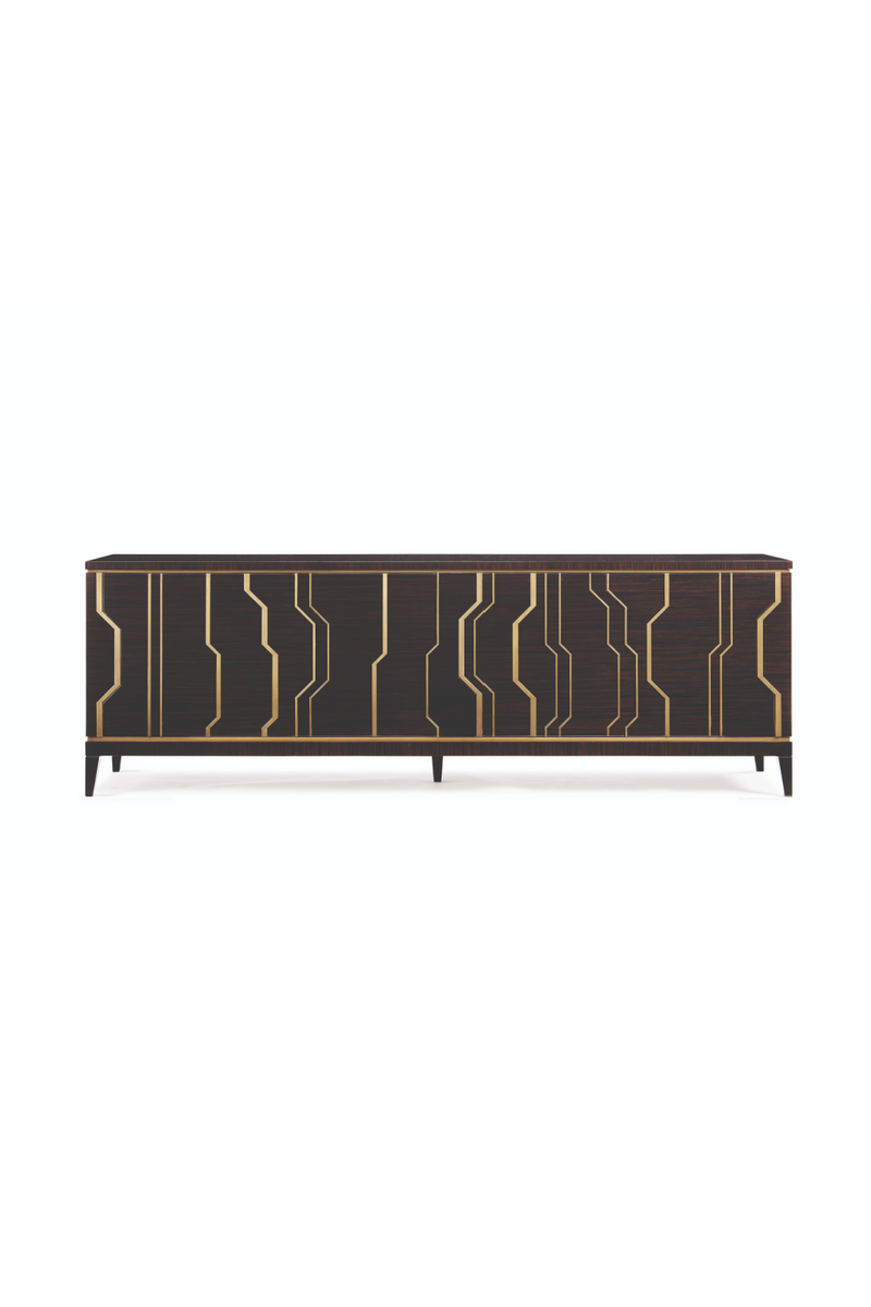Black Wooden Credenza | Caracole The Skyline | Woodfurniture.com