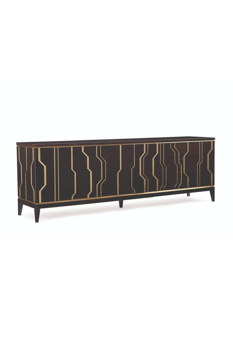 Black Wooden Credenza | Caracole The Skyline | Woodfurniture.com