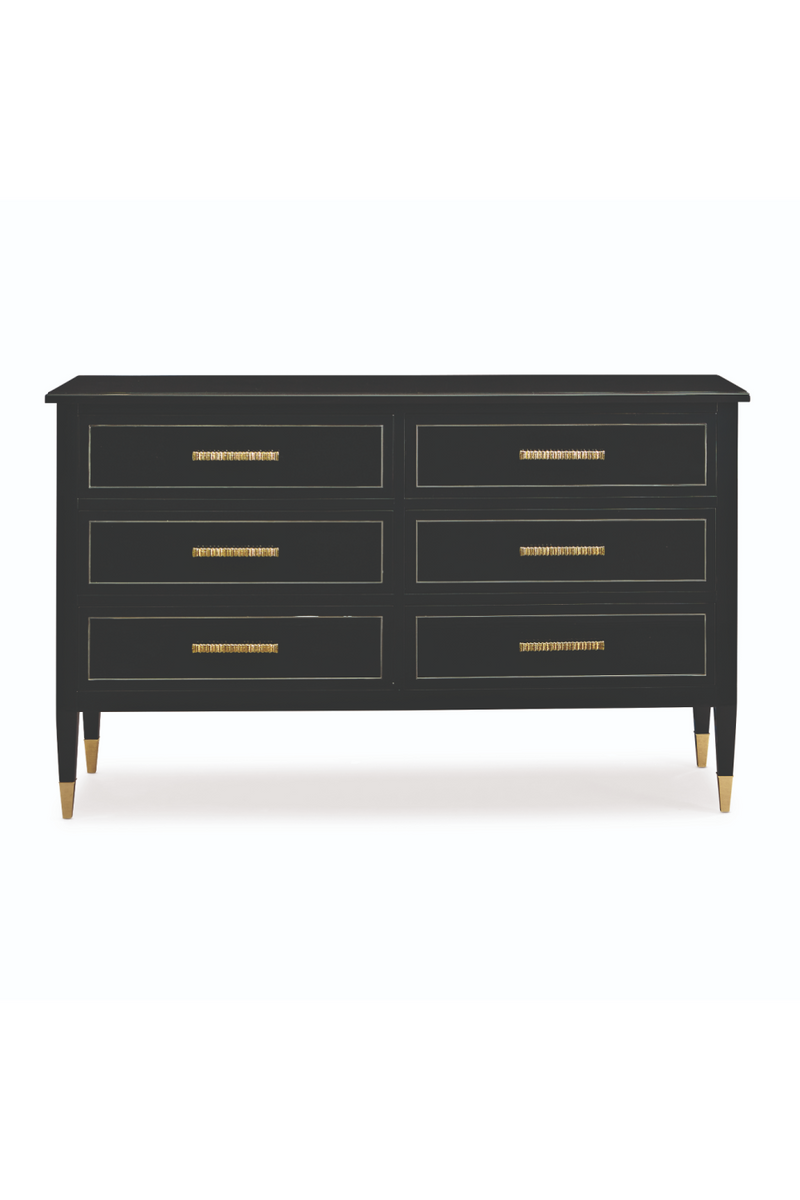 Solid Wood Black Dresser | Caracole The Little Black Dresser | Woodfurniture.com