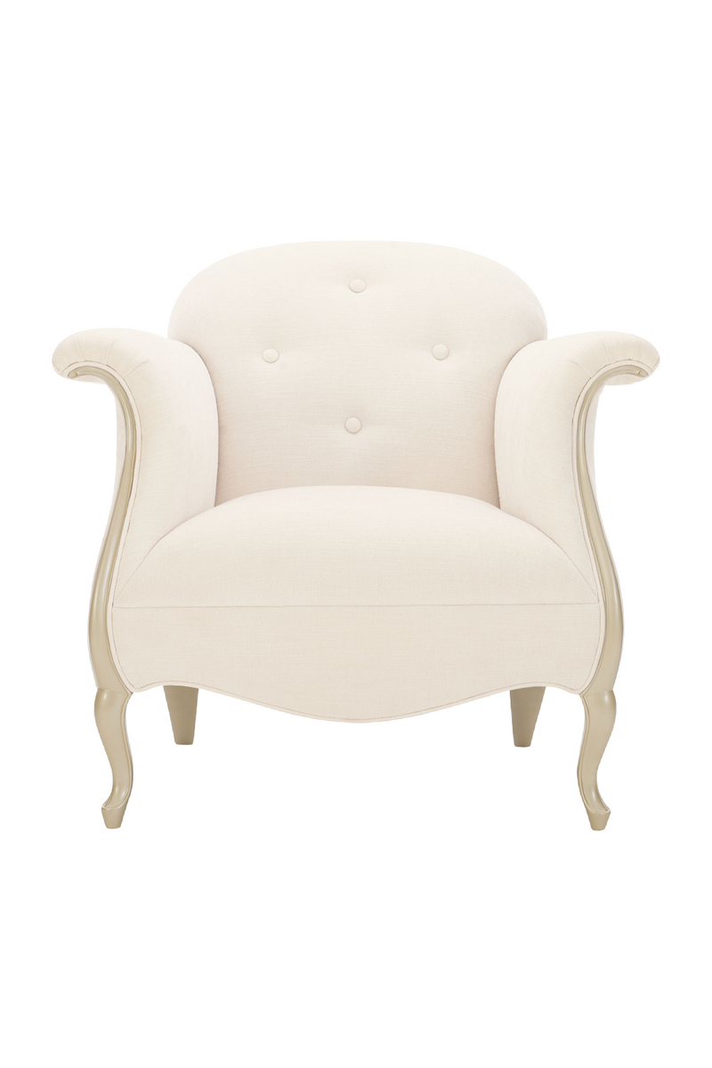 Scrolled Arms Accent Chair | Caracole Two To Tango | Woodfurniture.com