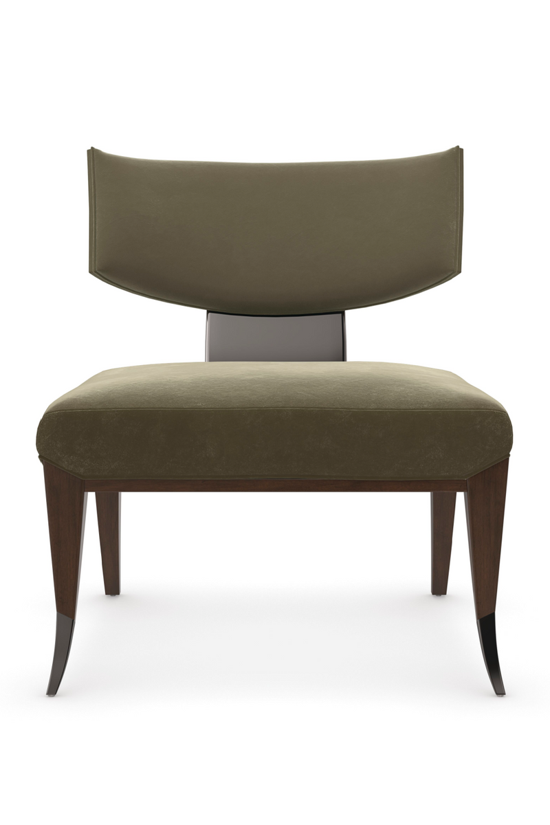 Velvet Arched Accent Chair | Caracole Mykonos | Woodfurniture.com