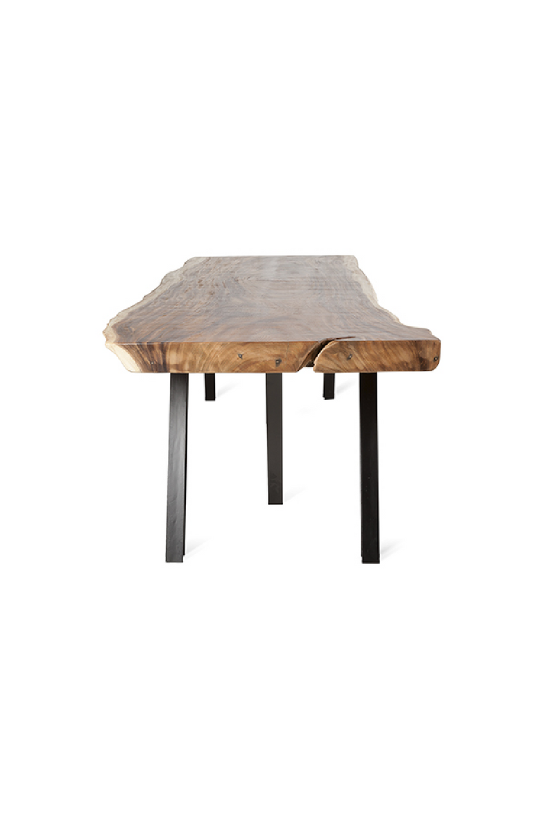 Suar Wood Slab Outdoor Table | Dareels Imperia | Woodfurniture.com