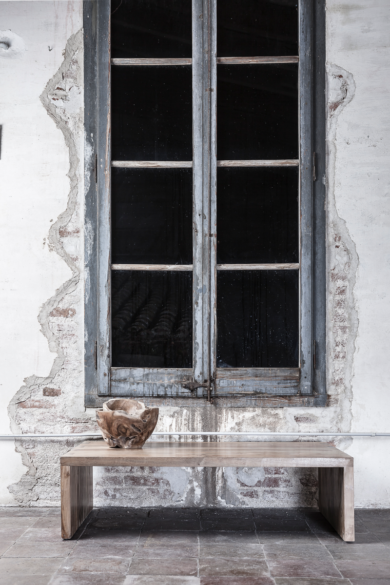 Rustic Reclaimed Teak Coffee Table | Dareels Genesis | Woodfurniture.com