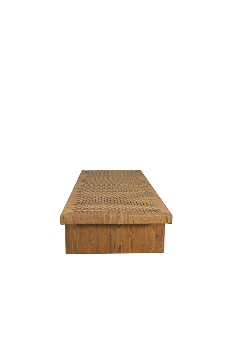 Woven Rope Coffee Table | Dareels Cora | Woodfurniture.com