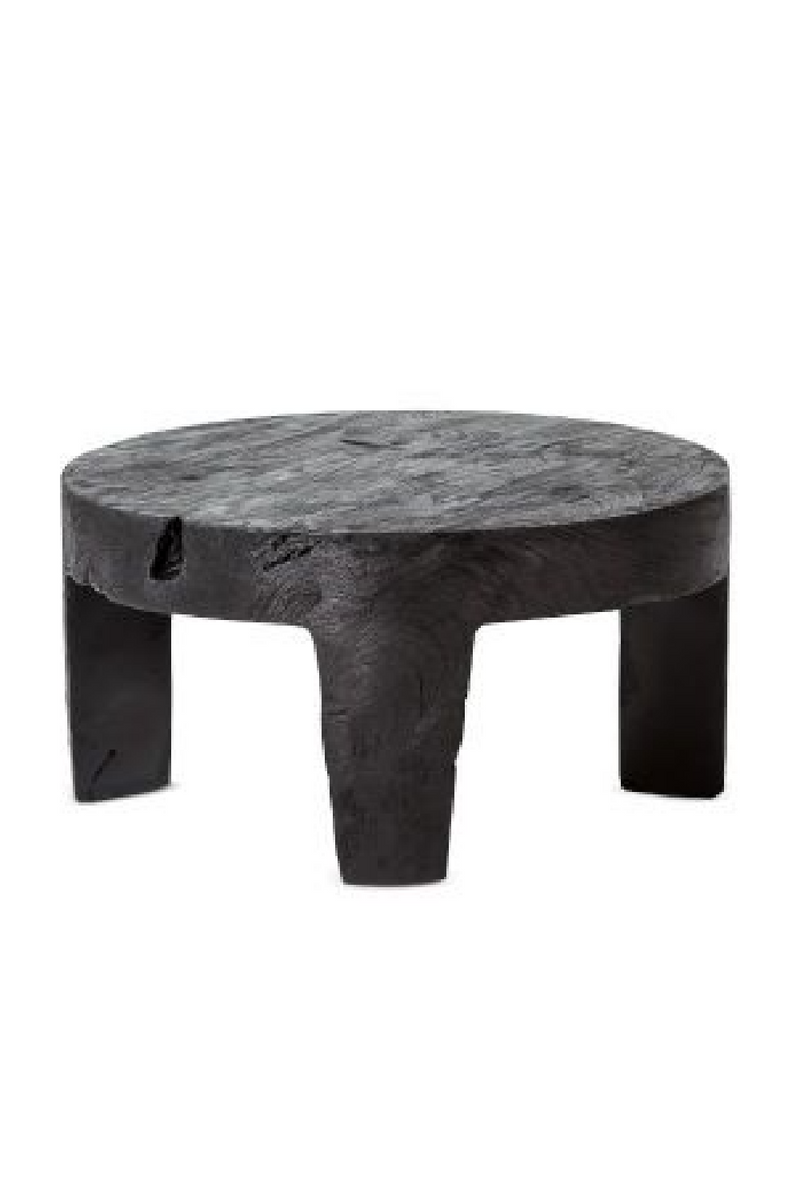 Black Suar Wood Side Table | Dareels Rivia | Woodfurniture.com