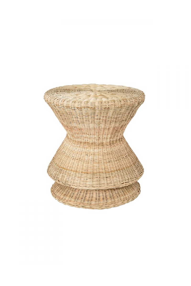 Modern Rattan Side Table | Dareels Diavolo | Woodfurniture.com