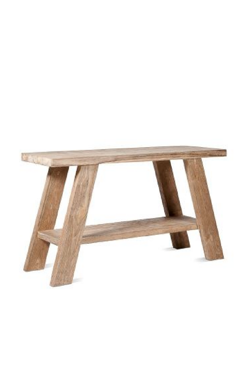 Rustic Console Table w/ A-Shape Legs | Dareels Logram | Woodfurniture.com