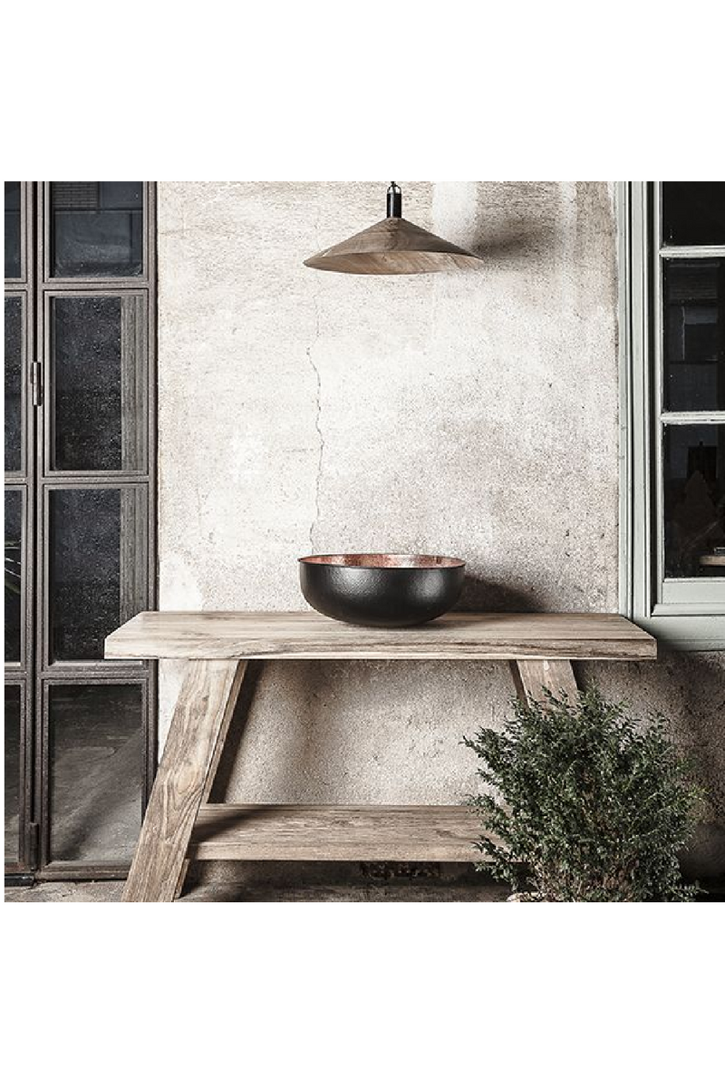 Rustic Console Table w/ A-Shape Legs | Dareels Logram | Woodfurniture.com