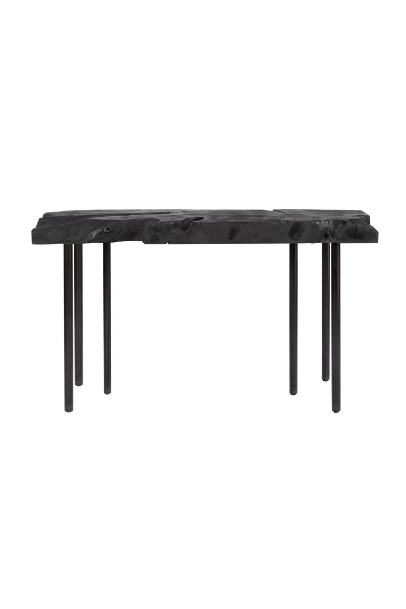 Black Teak Root Console Table | Dareels Root | Woodfurniture.com