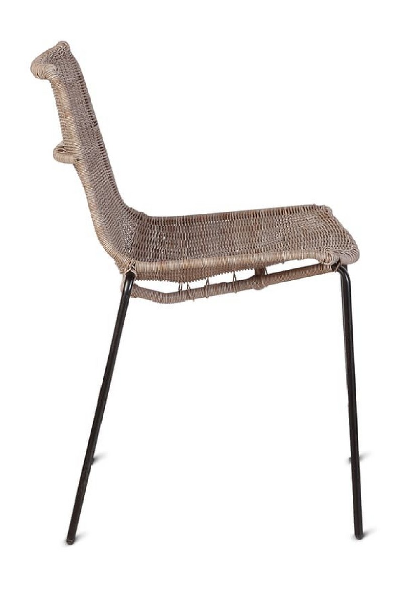 Rattan Stacking Outdoor Chair | Dareels Camp | Woodfurniture.com