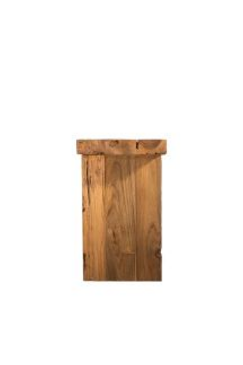 Natural Solid Teak Bench | Dareels Rail | Woodfurniture.com