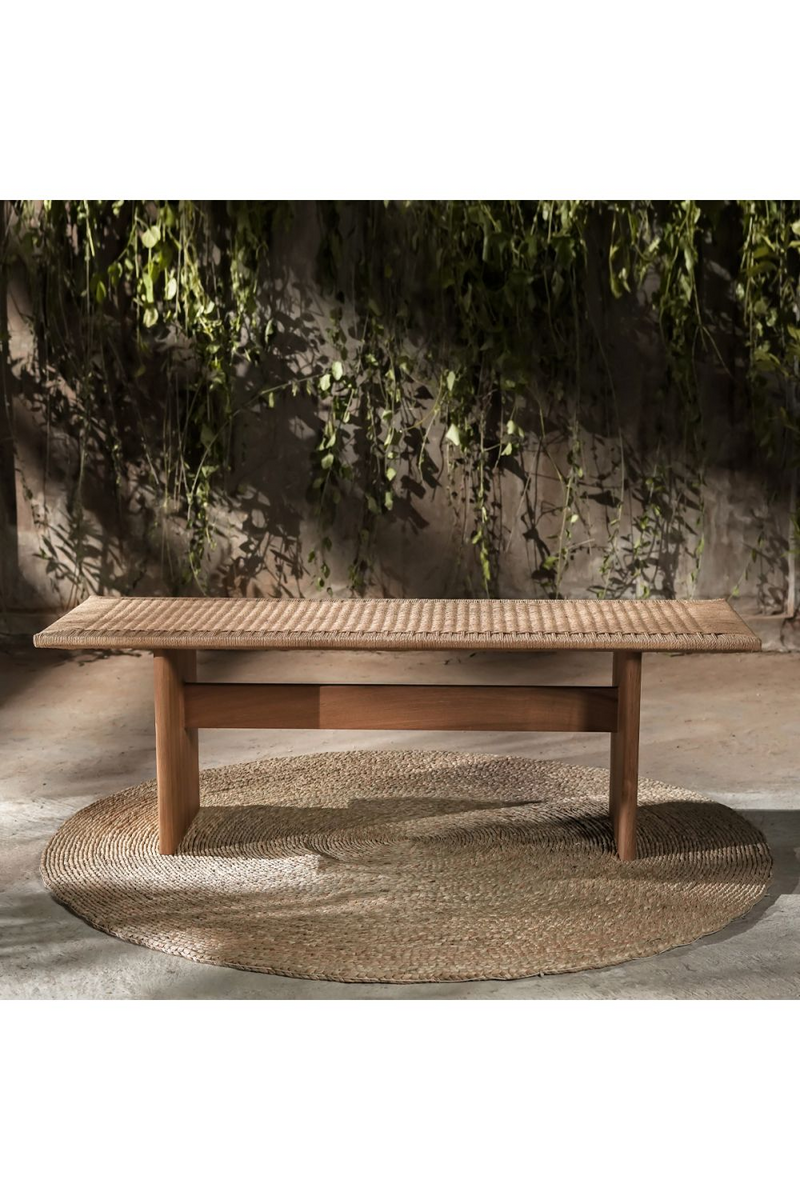 Rope Framed Wooden Bench | Dareels Ubud | Woodfurniture.com