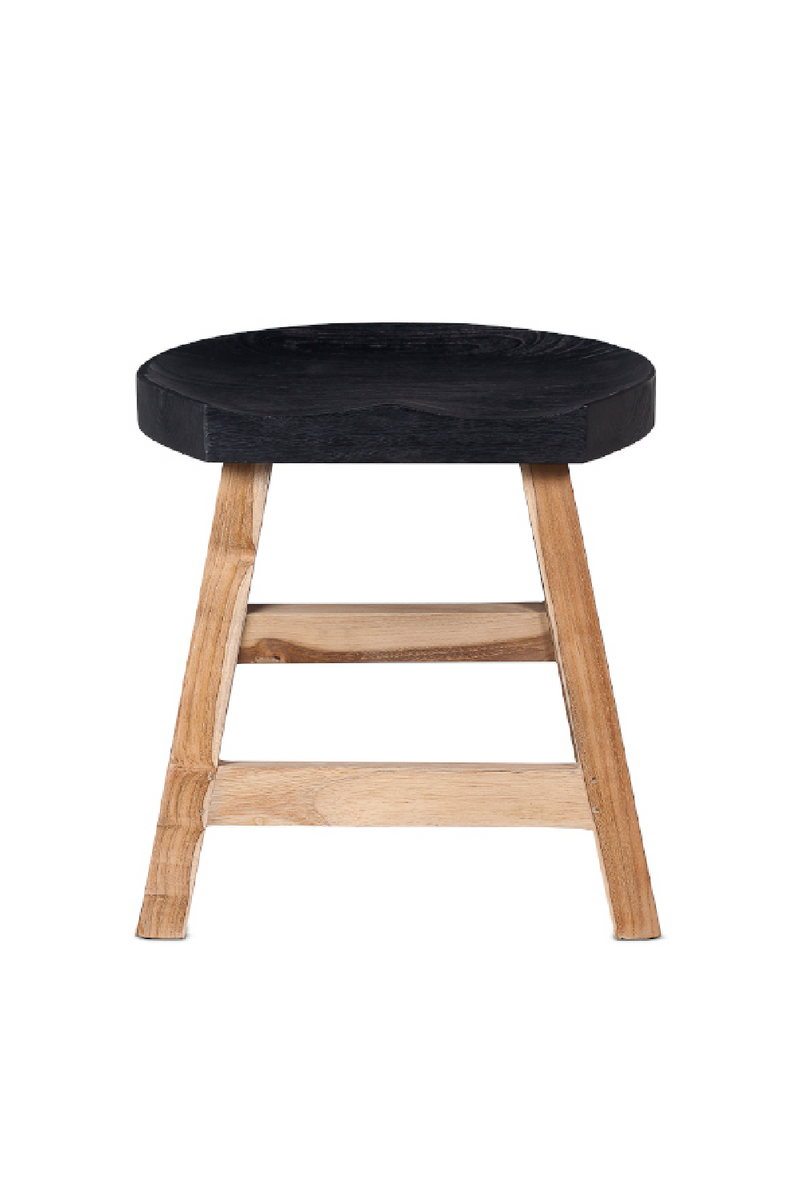 Black Wooden Seat Stool | Dareels King | Woodfurniture.com