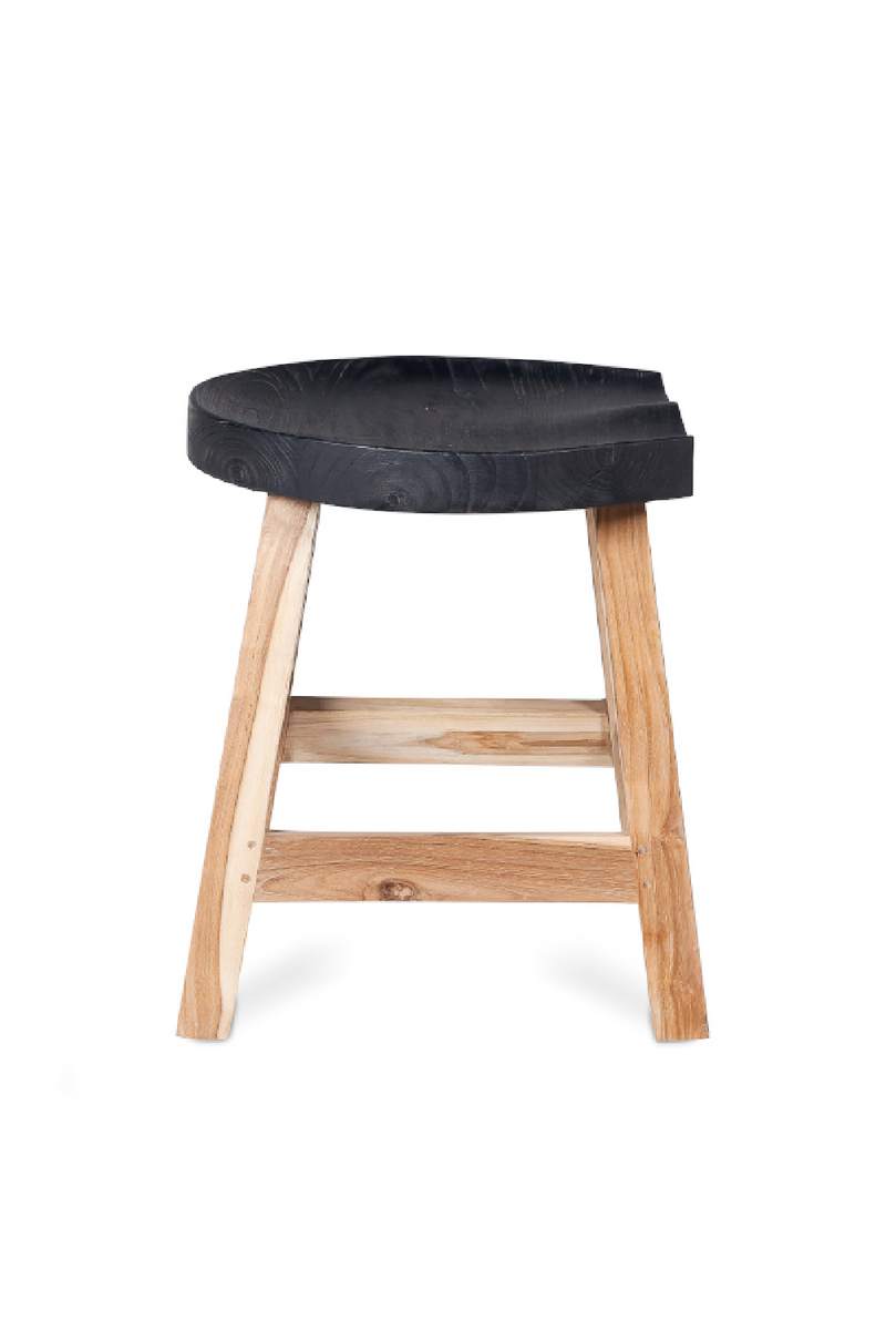 Black Wooden Seat Stool | Dareels King | Woodfurniture.com