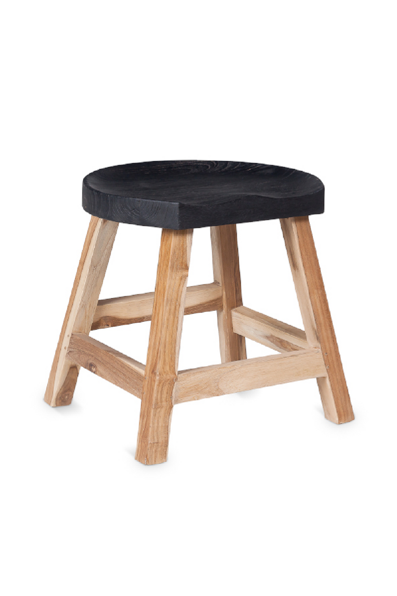 Black Wooden Seat Stool | Dareels King | Woodfurniture.com