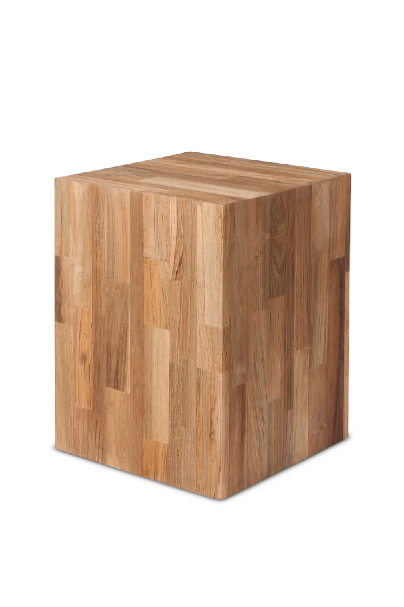 Wooden Block Stool | Dareels Rolling Mosaic | Oroatrade.com.