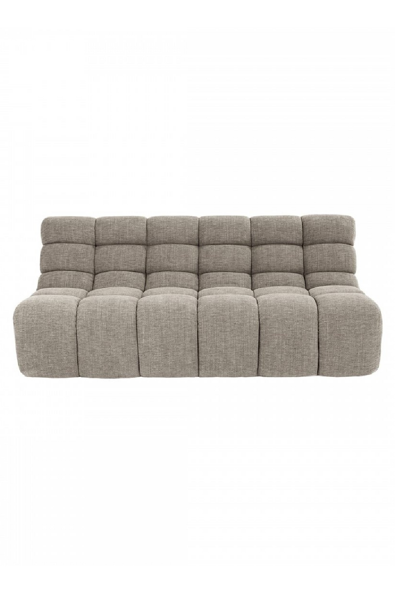 Taupe Quilted Sofa | Dareels Chopin | Woodfurniture.com 