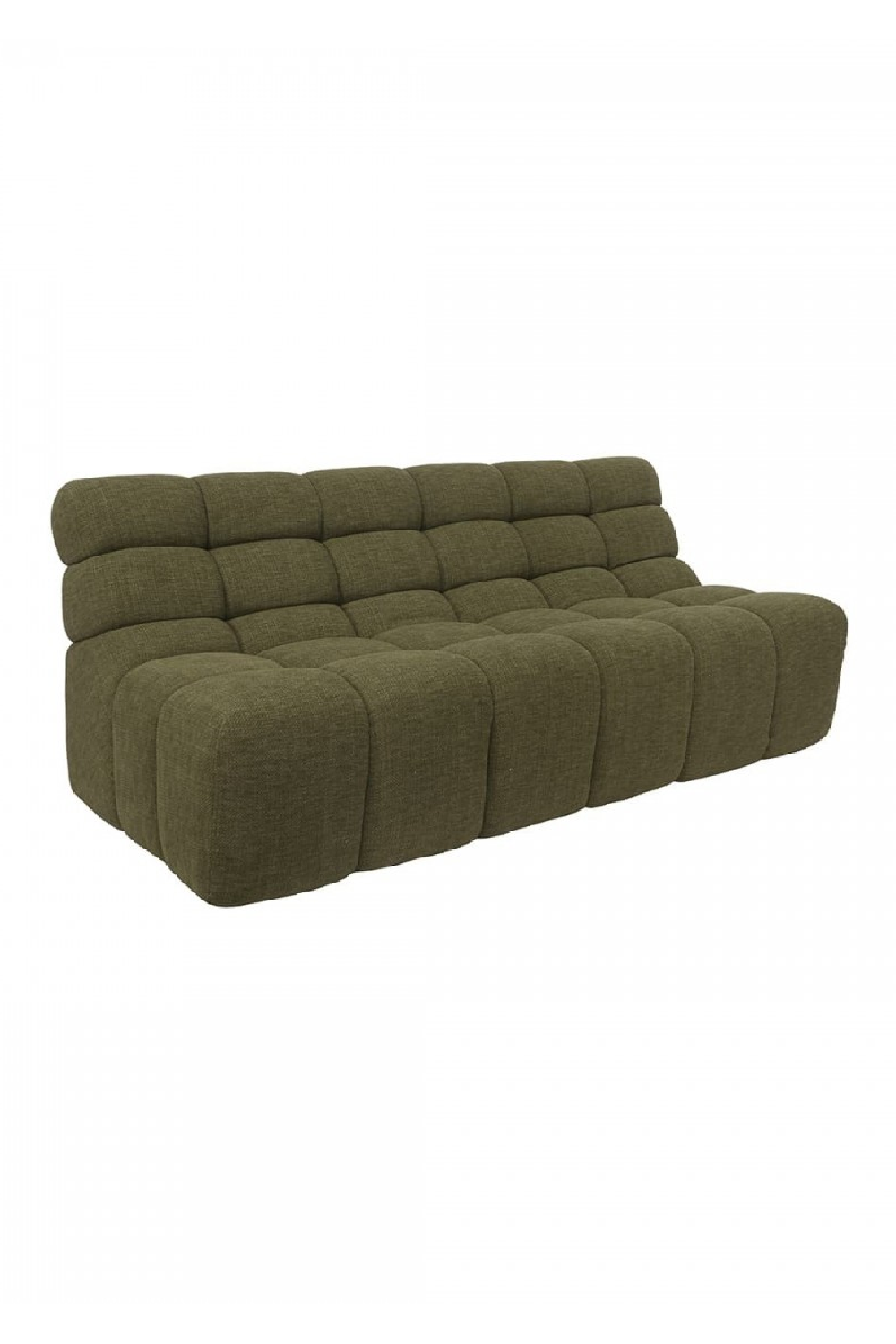 Green Quilted Sofa | Dareels Chopin | Woodfurniture.com 