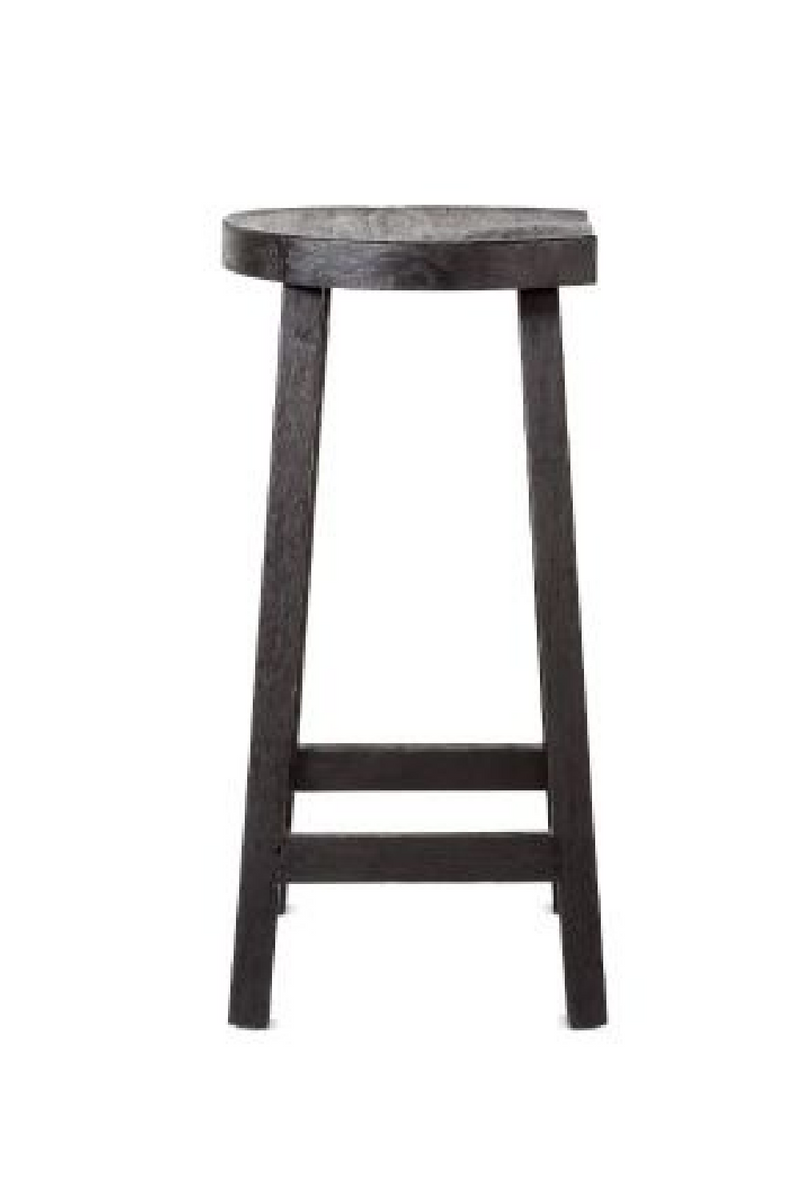 Teak Bar Stool w/ A-Shape Legs - L | Dareels King | Woodfurniture.com