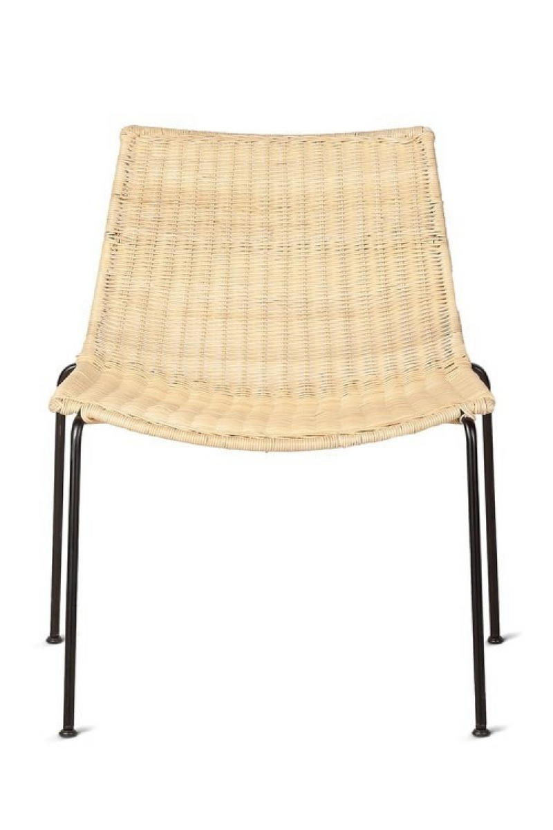 Woven Rattan Lounge Chair | Dareels Camp | Woodfurniture.com