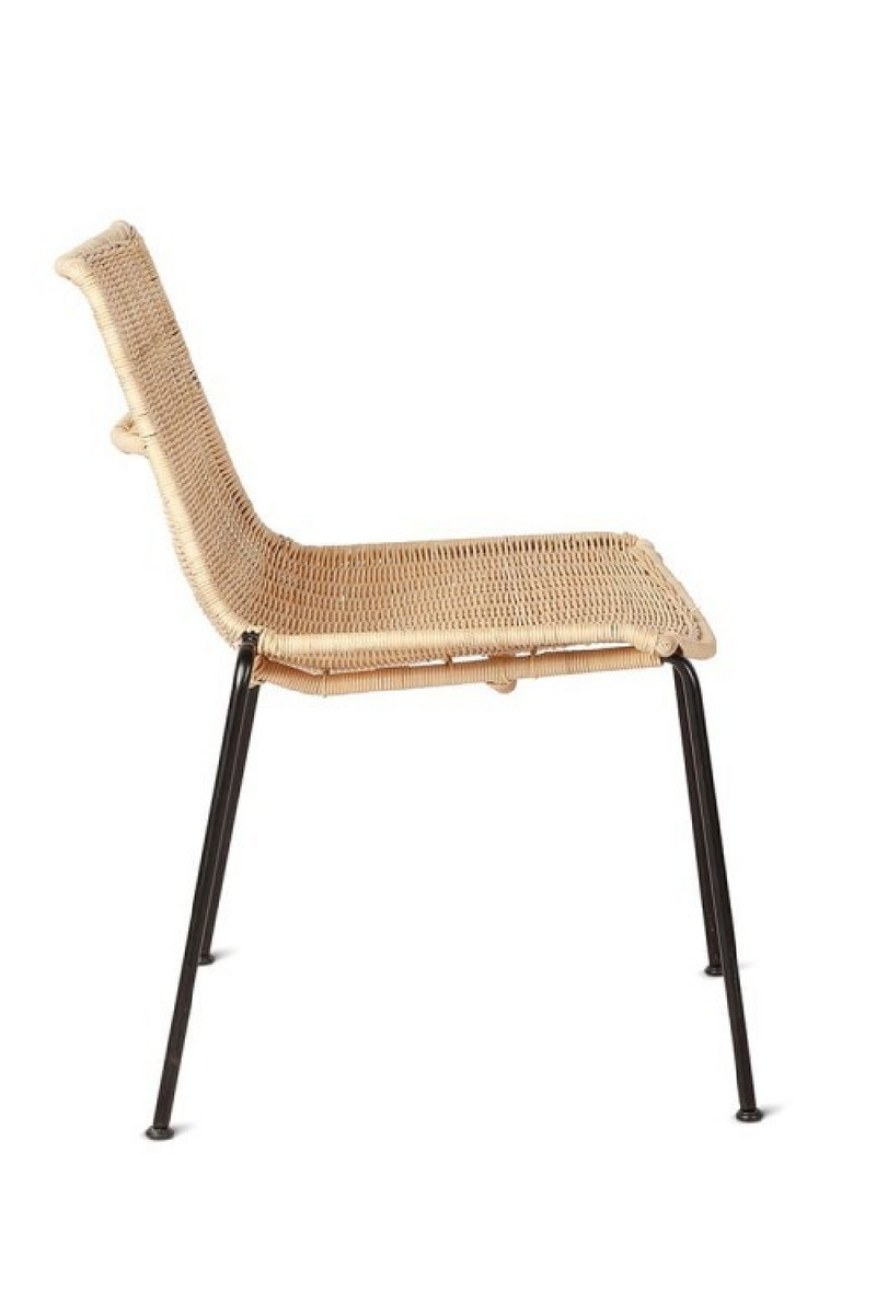 Woven Rattan Lounge Chair | Dareels Camp | Woodfurniture.com