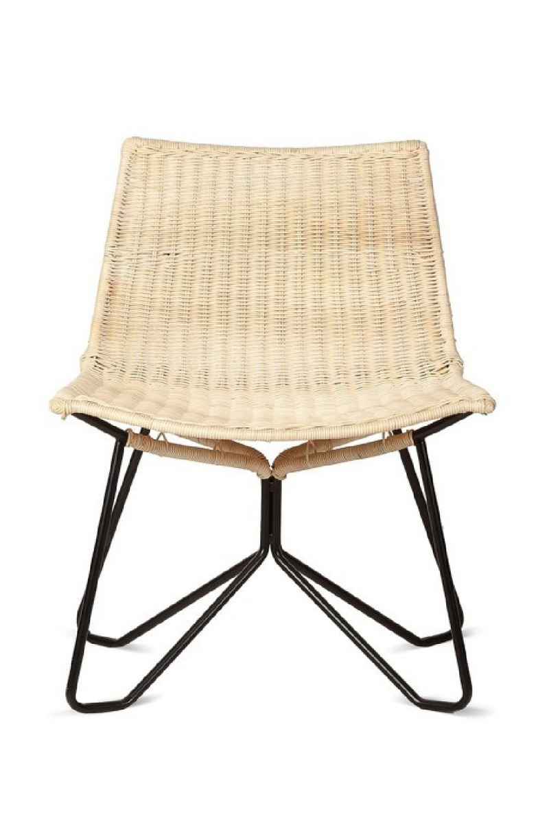 Woven Rattan Lounge Chair | Dareels Camp | Woodfurniture.com