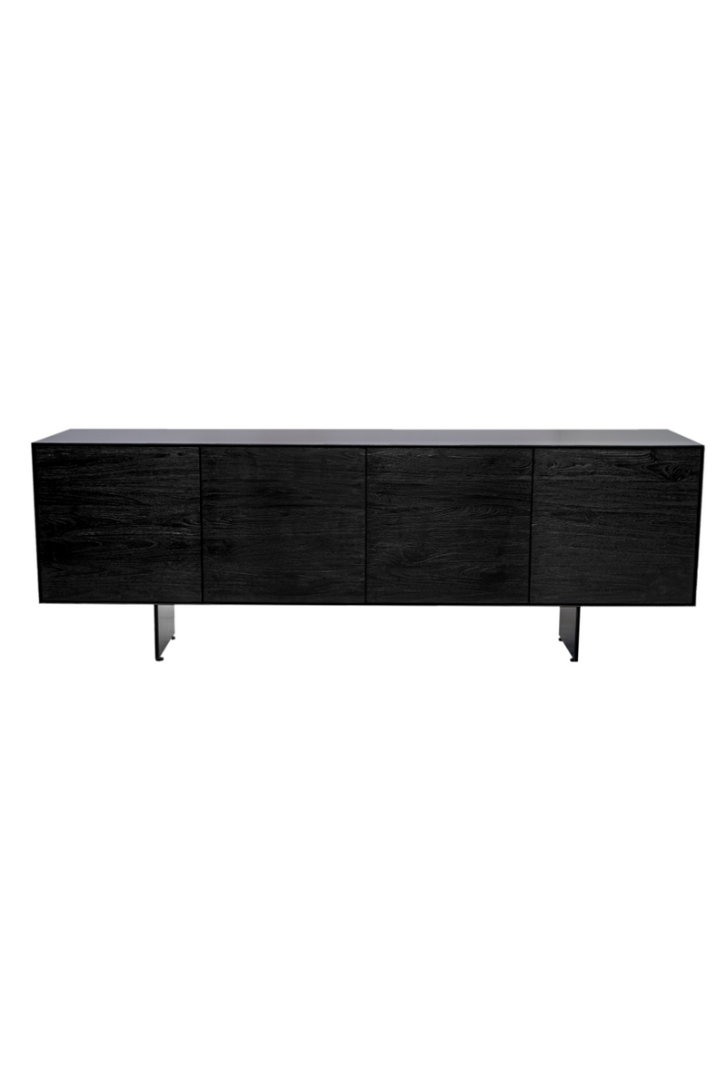 Solid Teak Sideboard in Iron Frame | Dareels Geox 208 | Woodfurniture.com