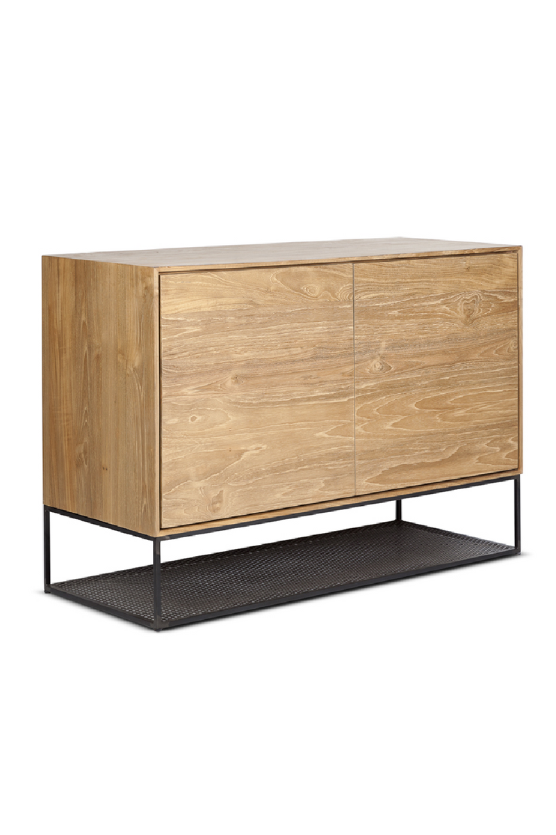 Iron Structured Teak Sideboard | Dareels Onetwo | Woodfurniture.com