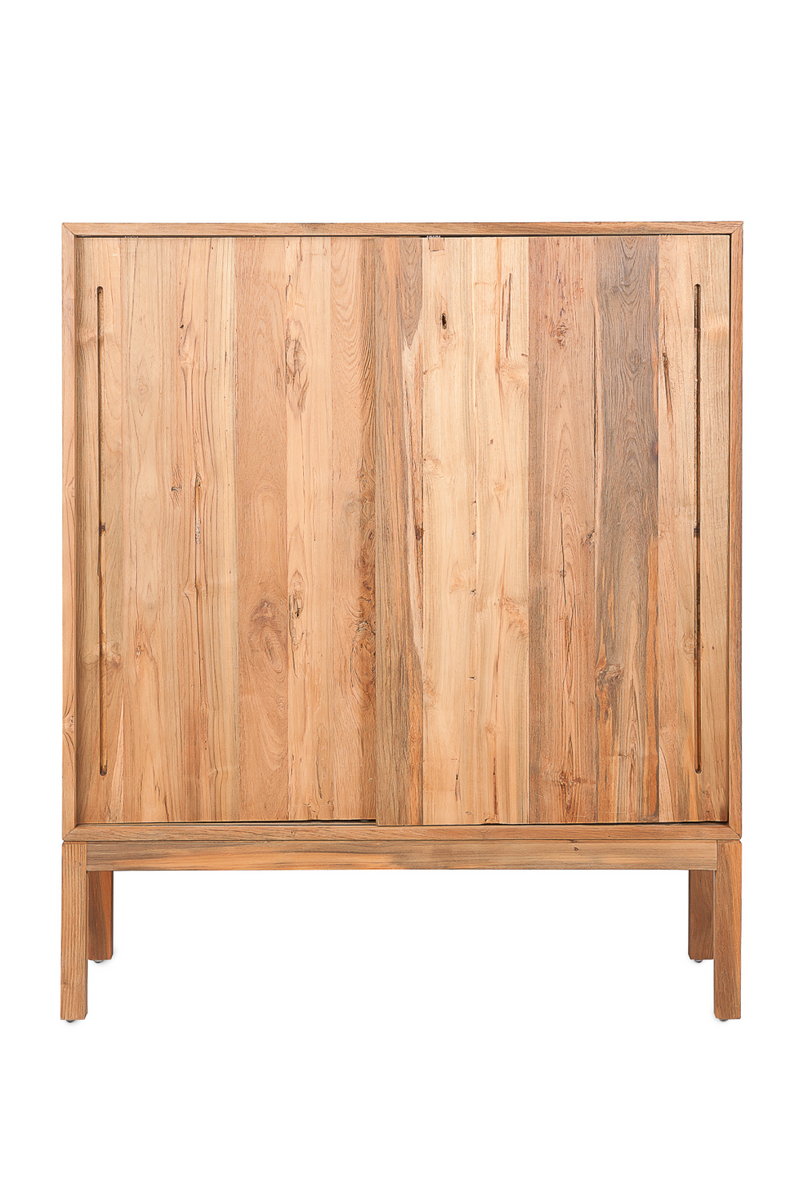 Natural Teak Sliding Door Sideboard | Dareels Erosi 110 | Woodfurniture.com