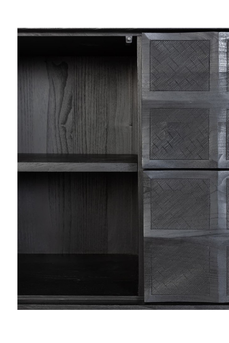 Black Sungkai Wood Sideboard | Dareels Rijal | Woodfurniture.com