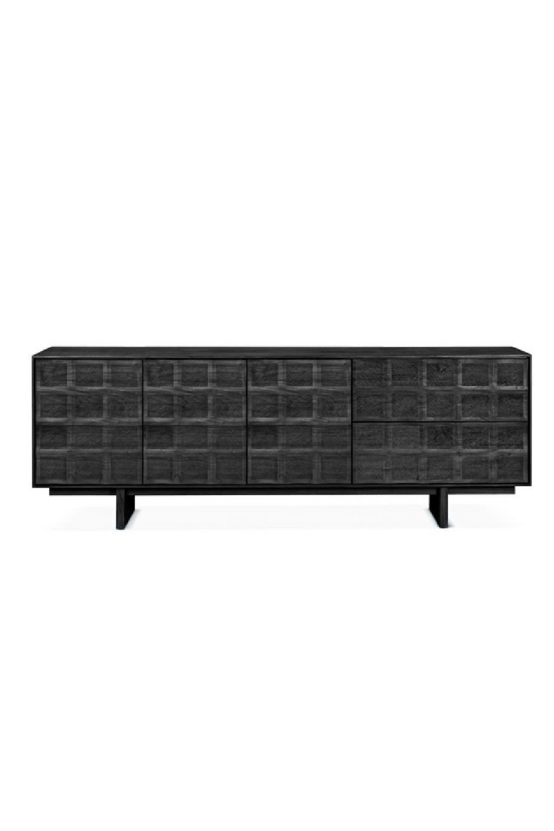 Black Sungkai Wood Sideboard | Dareels Rijal | Woodfurniture.com