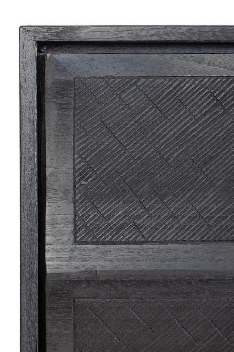 Black Sungkai Wood Sideboard | Dareels Rijal | Woodfurniture.com