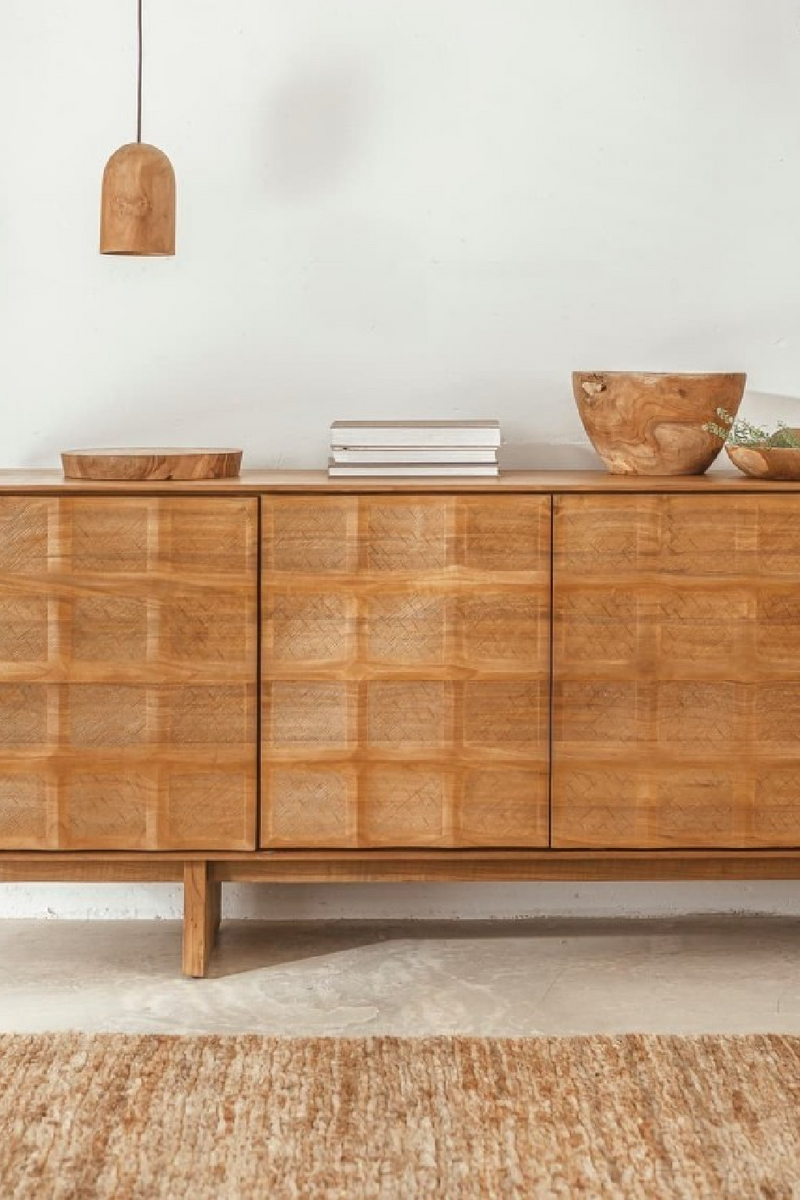 Natural Teak Wood Sideboard | Dareels Rijal | Woodfurniture.com