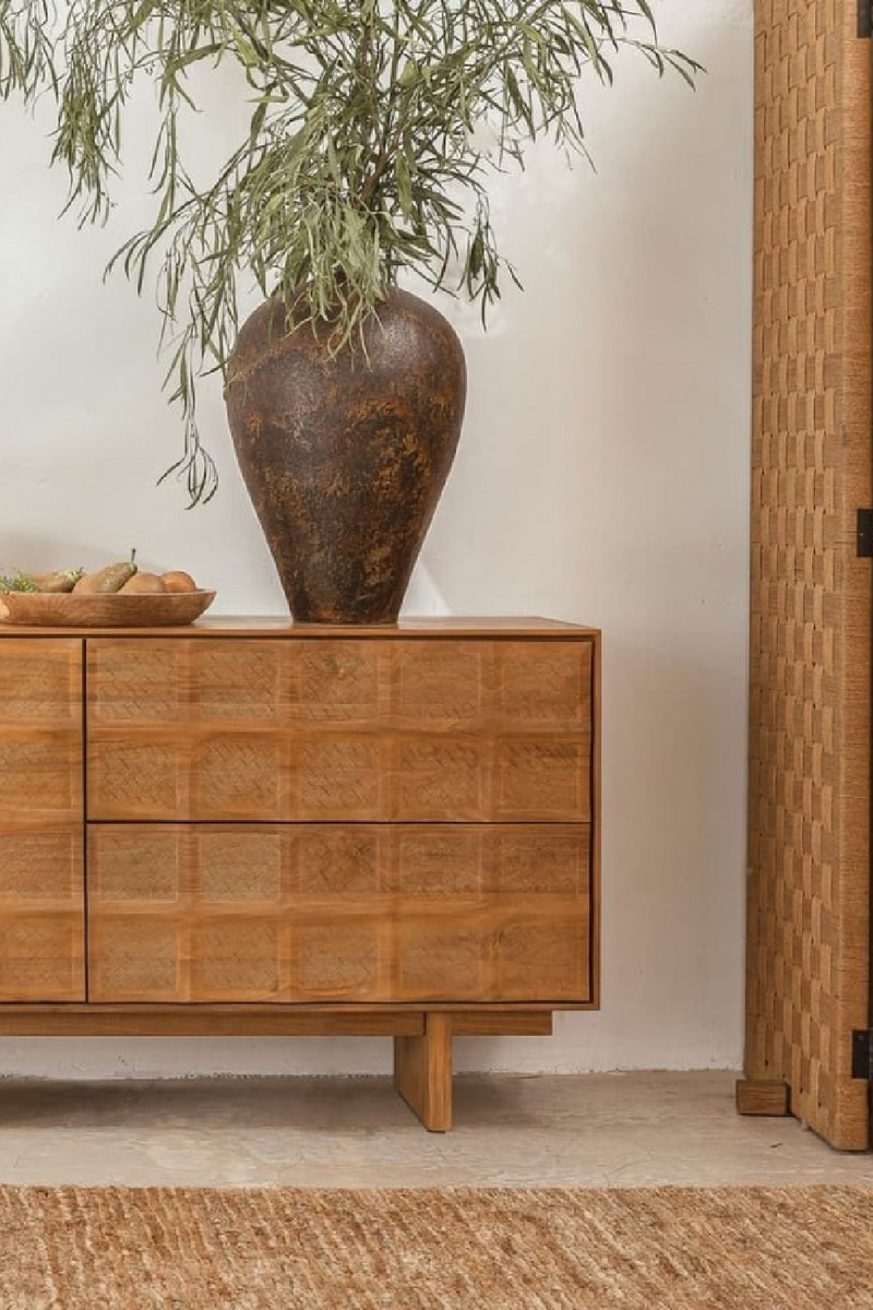 Natural Teak Wood Sideboard | Dareels Rijal | Woodfurniture.com