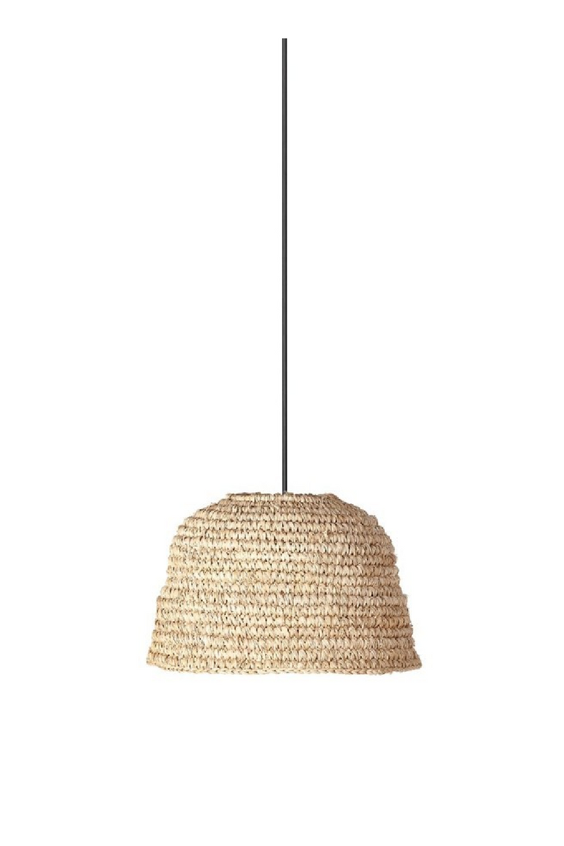 Braided Seagrass Hanging Lamp | Dareels Golf | Woodfurniture.com