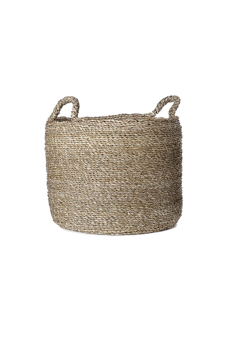 Water Hyacinth Handwoven Basket S | Dareels Asa | Woodfurniture.com