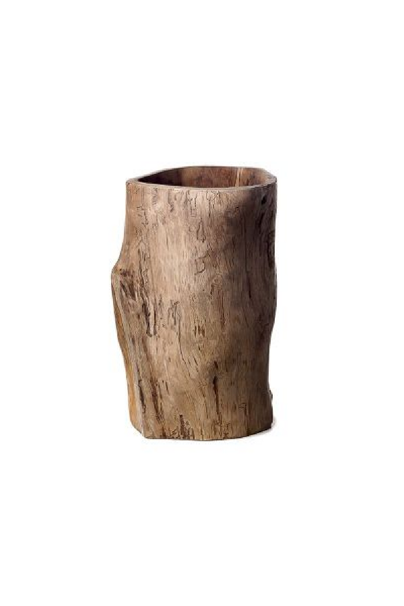 Wooden Farmhouse Flower Vase | Dareels MAZ 50 | Woodfurniture.com!