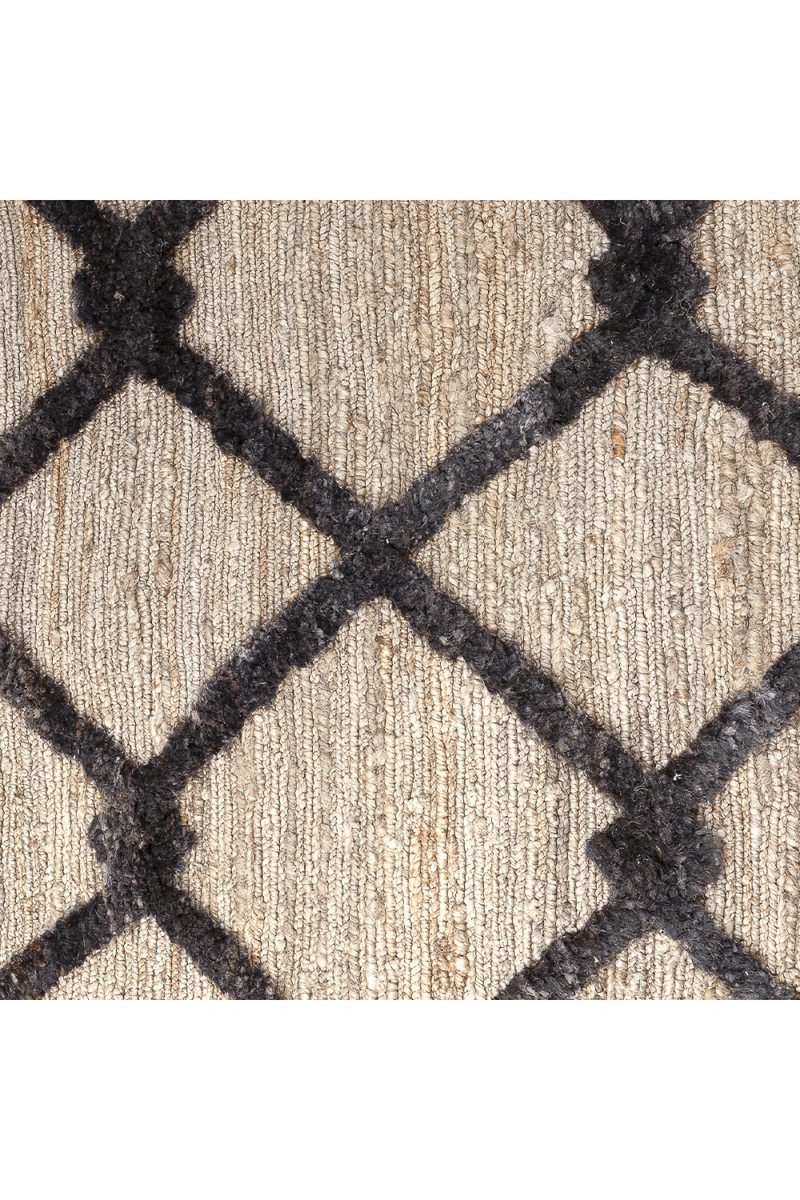 Geometric Pattern Hemp and Cotton Rug | Dareels Aspre VND | Oroatrade.com