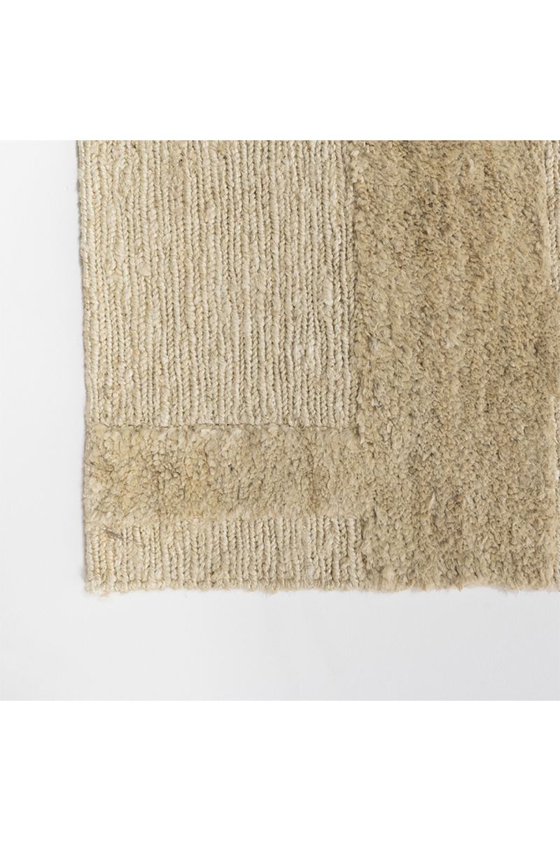 Hemp and Cotton Rectangular Patterned Rug | Dareels Markal | Woodfurniture.com