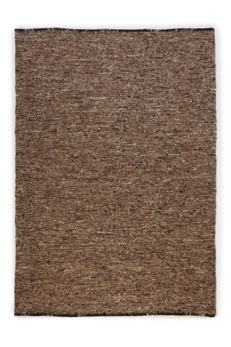 Brown Wool Area Rug | Dareels Ujan | Woodfurniture.com