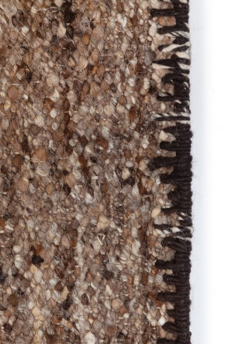 Brown Wool Area Rug | Dareels Ujan | Woodfurniture.com